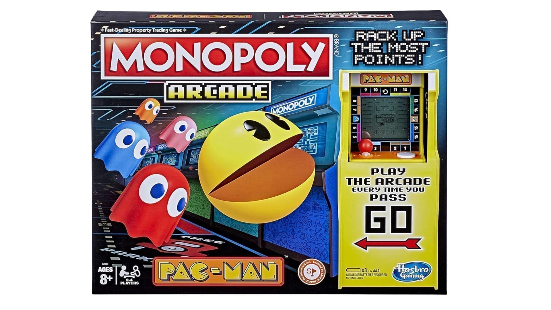 monopoly arcade pac man